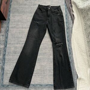 BDG stretch high rise flare jeans